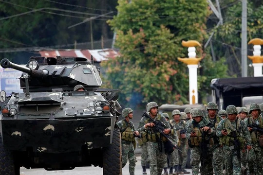 Lực lượng Lính thủy đánh bộ Philippine tham gia cuộc chiến chống khủng bố