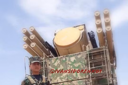 Tổ hợp tên lửa phòng không tầm gần Pantssir - S1 quân đội Syria. Ảnh minh họa South Front