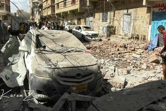 Không quân Liên minh do Ả rập Xê út dẫn đầu vào thủ đô Yemen. Ảnh South Front