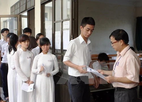 So với kỳ thi tốt nghiệp trung học phổ thông năm 2014, kỳ thi năm nay sẽ có rất nhiều điểm mới.Ảnh: Trần Lê Lâm-TTXVN