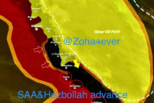 Những địa bàn lực lượng Tiger giải phóng được tính đến ngày 24.11.2017 - ảnh South Front