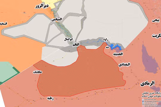 Vùng lãnh thổ Iraq vừa được giải phóng khỏi sự chiếm đóng của IS - ảnh Masdar News
