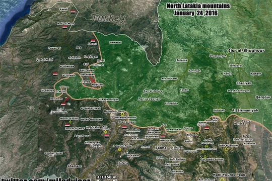 Chùm ảnh đầu tiên thị trấn mới giải phóng Rabia, Latakia