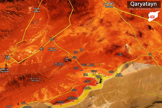 Quân đội Syria tấn công vào nội thị thành phố cổ Qaryatayn