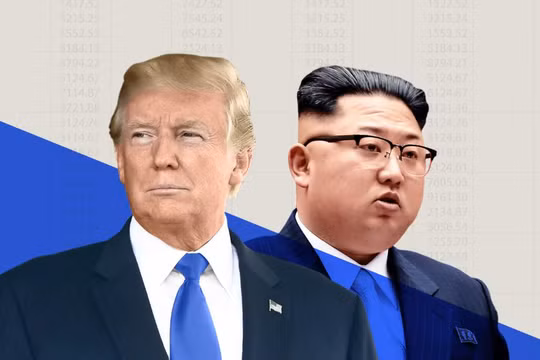 Cuộc gặp thượng đỉnh Donald Trump và Kim Jong un. Ảnh minh họa RT
