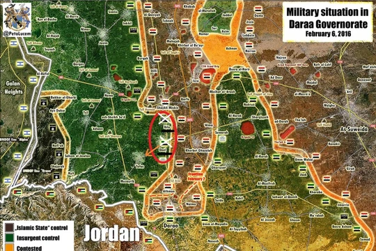 Phiến quân thị trấn Ibtaa và Dael đầu hàng Quân đội Syria