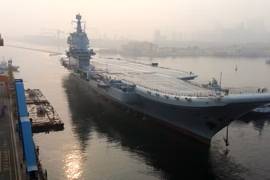 Tàu sân bay Trung Quốc Type 001A đã hoàn thành.