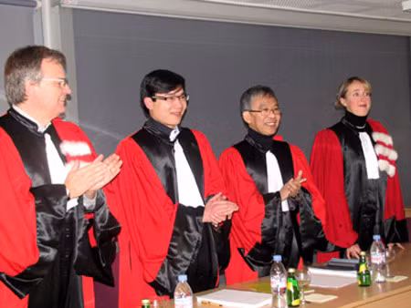 TS Nguyễn Đức Khương (thứ 2 từ trái sang). Ảnh: Đại Đoàn Kết