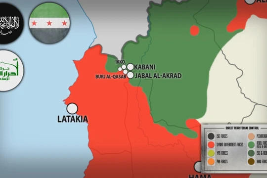 Quân đội Syria giải phóng Kinsibba, hướng tới Kabani ở Bắc Latakia