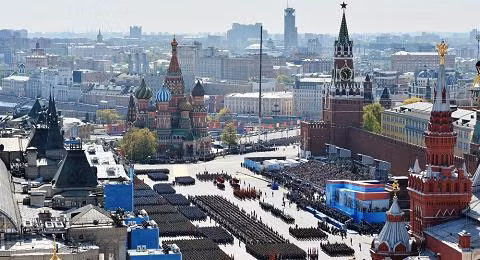 Toàn cảnh Quảng trường Đỏ trong lễ kỷ niệm Ngày Chiến thắng