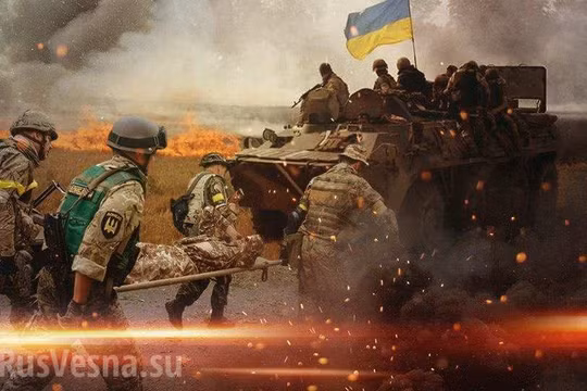 Quân đội Ukraina thiệt hai năng nề trong cuộc tấn công vào Donbass. Ảnh minh họa Rusvesna
