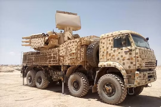 Tổ hợp tên lửa Pantsir-S1 quân đội Syria. Ảnh minh họa South Front