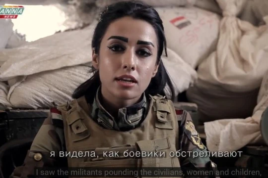 Binh sĩ Syria trên chiến trường Aleppo.