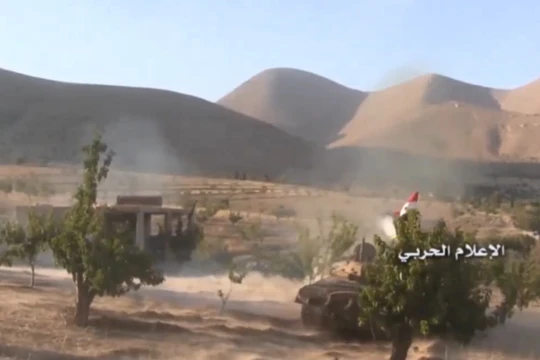 Quân đội Syria tiến công trên dãy núi Qalamoun, vùng biên giới Syria - Lebanon