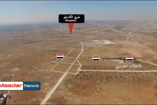 Lực lượng Tigers triển khai binh lực trên tuyến đường tiếp vận Trong video ghi lại các trận đánh của lực lượng Tigers và đồng minh chống lại Jabhat al-Nusra và Phong trào Nour al-Din al-Zinki do Thổ Nhĩ Kỳ hậu thuẫn.