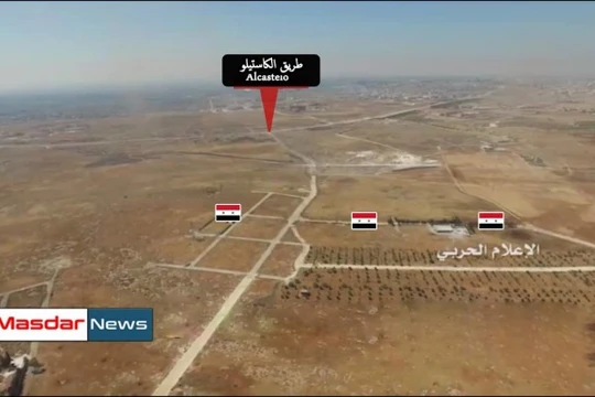 Lực lượng Tigers triển khai binh lực trên tuyến đường tiếp vận Trong video ghi lại các trận đánh của lực lượng Tigers và đồng minh chống lại Jabhat al-Nusra và Phong trào Nour al-Din al-Zinki do Thổ Nhĩ Kỳ hậu thuẫn.