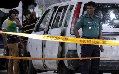 Hiện trường vụ tấn công ông Cesare Tavella