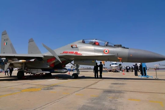 Máy bay tiêm kích MKI Ân Độ. Ảnh minh họa trang tin topwar.