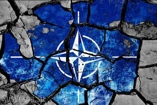 Biểu tượng NATO trong cuộc diễn tập Trident Juncture”. Ảnh Rusvesna