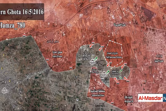 Quân đội Syria tái tấn công vào khu trang trại Tall Sawwan