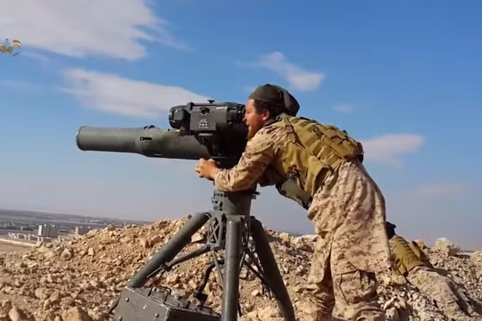 Phiến quân thánh chiến sử dụng tên lửa TOW tấn công quân đội Syria