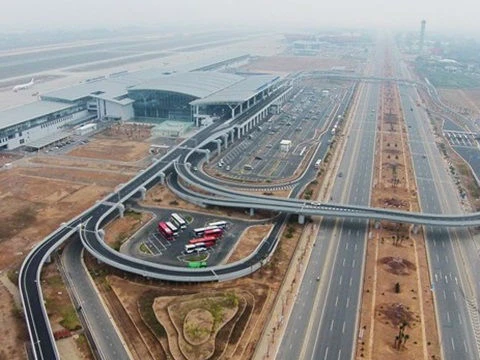Dự án xây dựng Nhà ga hành khách T2 - Cảng hàng không Nội Bài cũng đã đóng góp vào mức giải ngân ODA năm 2014