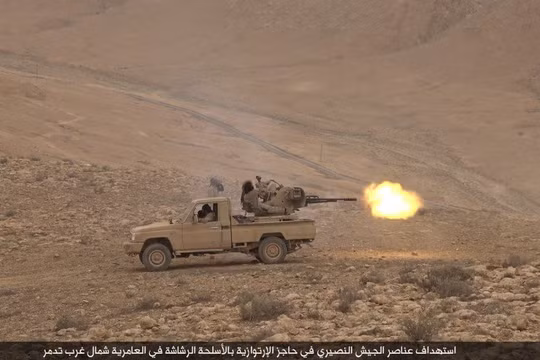 Lực lượng vũ trang Syria đánh chiếm các điểm chốt gần thành phố Palmyra