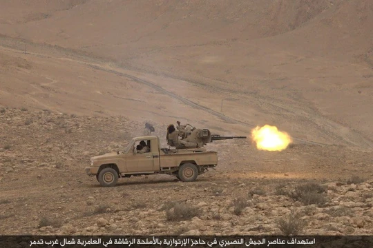 Lực lượng vũ trang Syria đánh chiếm các điểm chốt gần thành phố Palmyra