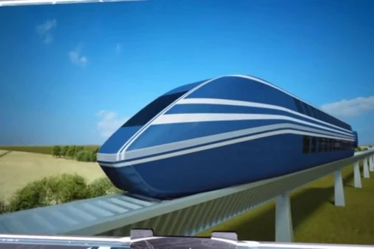 Siêu phẩm công nghệ tương lai - tàu siêu tốc trên cao