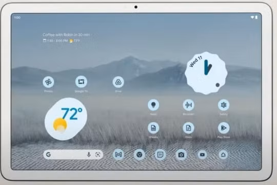 Máy tính bảng Pixel của Google. Ảnh India Express.