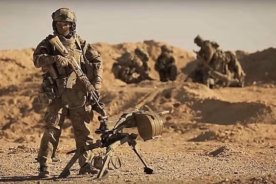 Lực lượng đặc nhiệm Nga chiến đấu trên chiến trường Syria, ảnh minh họa Masdar News