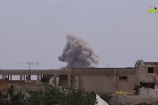 Không quân Syria không kích căn cứ sân bay Taftanaz phía đông Idlib