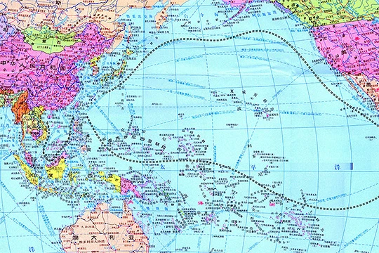 Trung Quốc từng tung bản đồ chiếm trọn Thái Bình Dương?