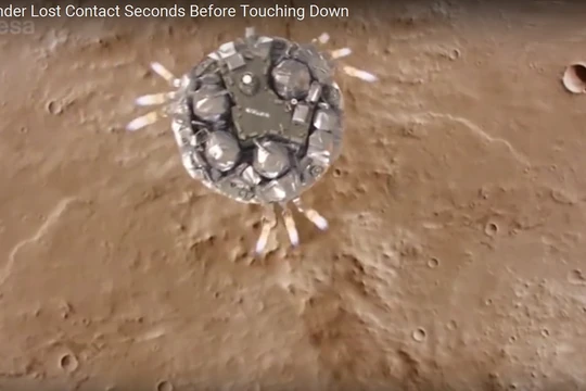 Tàu vũ trụ Shiaparelli đổ bộ sao Hỏa