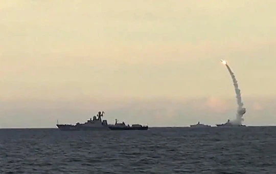 Chùm video tên lửa hành trình Kalibr-NK Nga báo thù IS