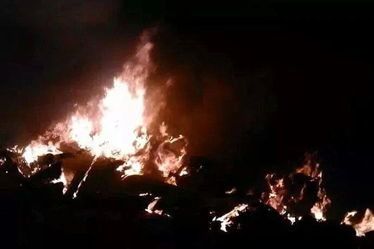 Đám cháy của chiếc MQ-1 Predator