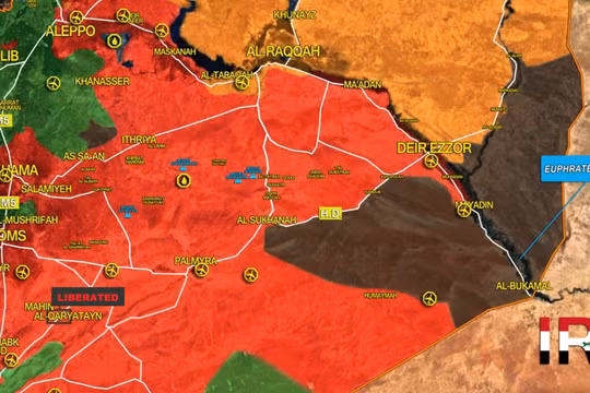 Thành phố cổ Kito giáo Quraytayn đã hoàn toàn giải phóng - bản đồ South Front