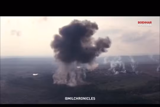 Cuộc tấn công thất bại của quân đội Ukraine vào làng Spornoe. Ảnh minh họa Video Military chronicle.