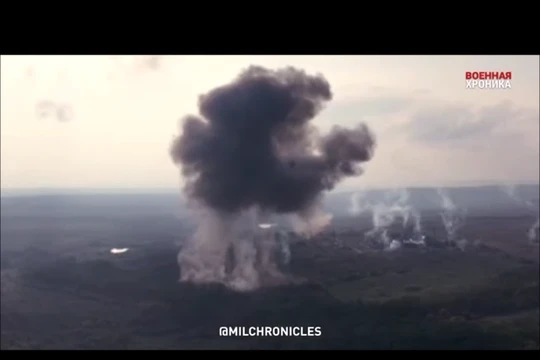 Cuộc tấn công thất bại của quân đội Ukraine vào làng Spornoe. Ảnh minh họa Video Military chronicle.