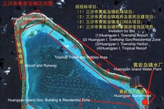 Truyền thông Trung Quốc công khai kế hoạch bồi đắp bãi cạn Scarborough