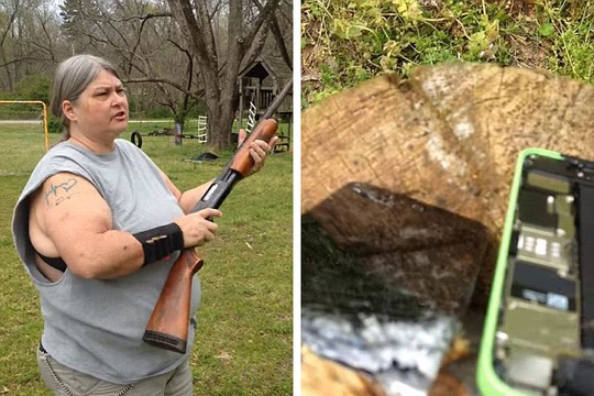 Video: Bà mẹ Mỹ xử smartphone dạy con đúng kiểu Texas