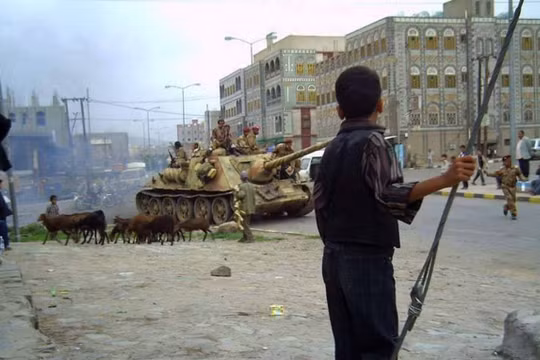 Xe tăng T-34 Yemen trên chiến trường - ảnh minh họa Ukraine War Awareness