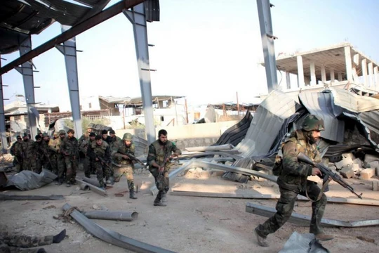 Vệ binh cộng hòa Syria chiếm nhà máy xi măng Sheikh Sa'eed 