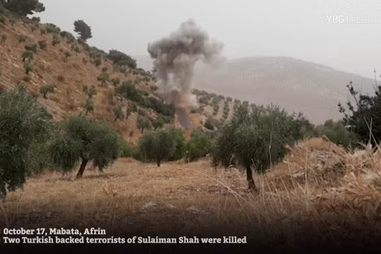 Lực lượng du kích YPG tấn công tiêu diệt các tay sung FSA ở Afrin. Ảnh minh họa video YPG Press Office