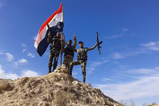 Binh sĩ lực lượng vũ trang địa phương trên chiến trường Aleppo