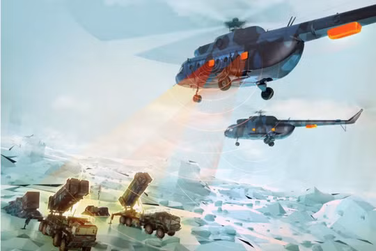 Trực thăng vận tải Mi-8 trang bị bộ khí tài tác chiến điện tử “bất khả xâm phạm”