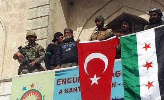 Lực lượng liên minh quân sự Thổ Nhĩ Kỳ, Quân đội Syria tự do (FSA) ở Afrin.