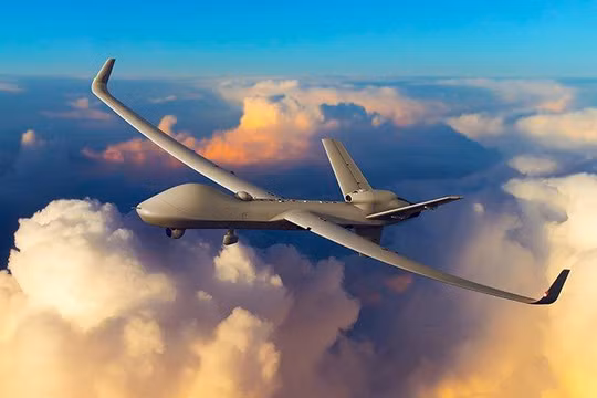 Máy bay không người lái MQ-9B SkyGuardian (RPA) trong chuyến bay thử nghiệm 42 giờ - ảnh defece aerospace