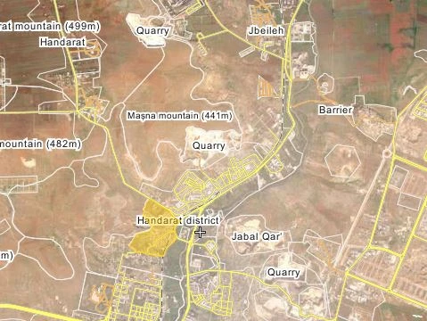 Trại tị nạn Handarat ở Aleppo