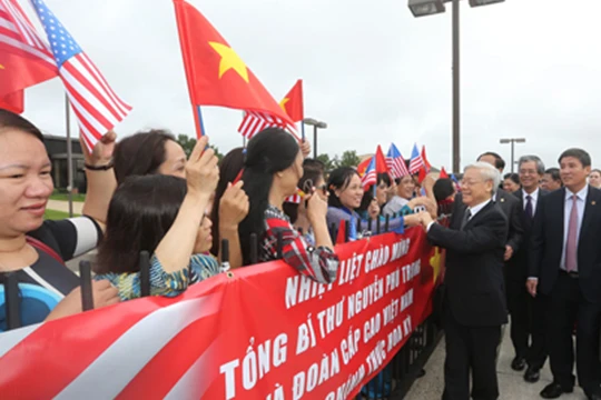 Tổng bí thư Nguyễn Phú Trọng thăm chính thức Mỹ